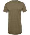 CA3006 Men's Long Body Urban T-shirt heather olive colour image